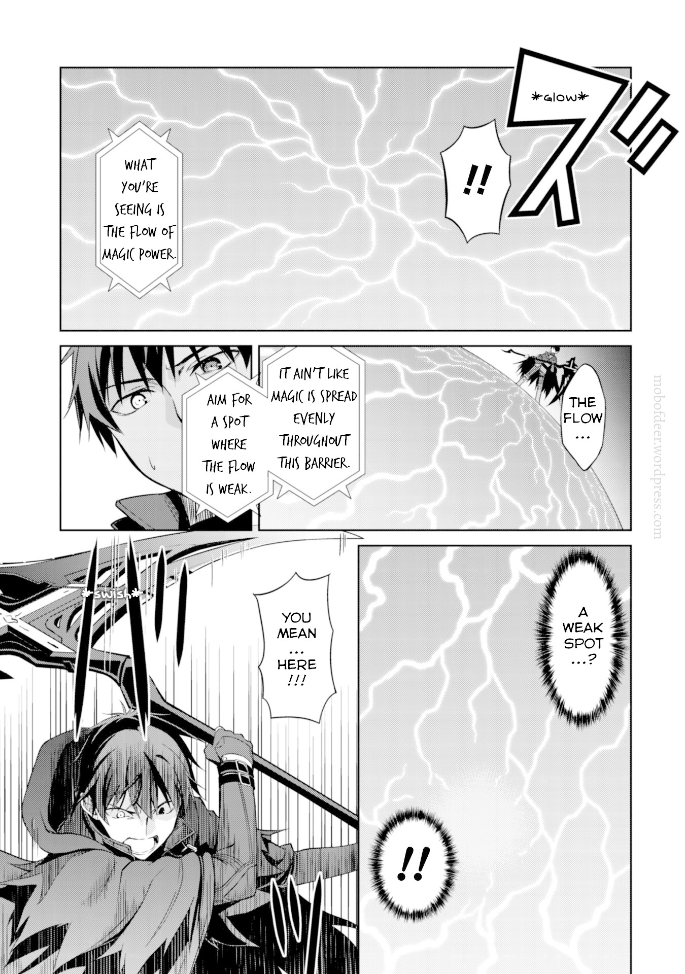 Berserk of Gluttony Chapter 21 page 12 - Chapter 21: The Barrier Chimera