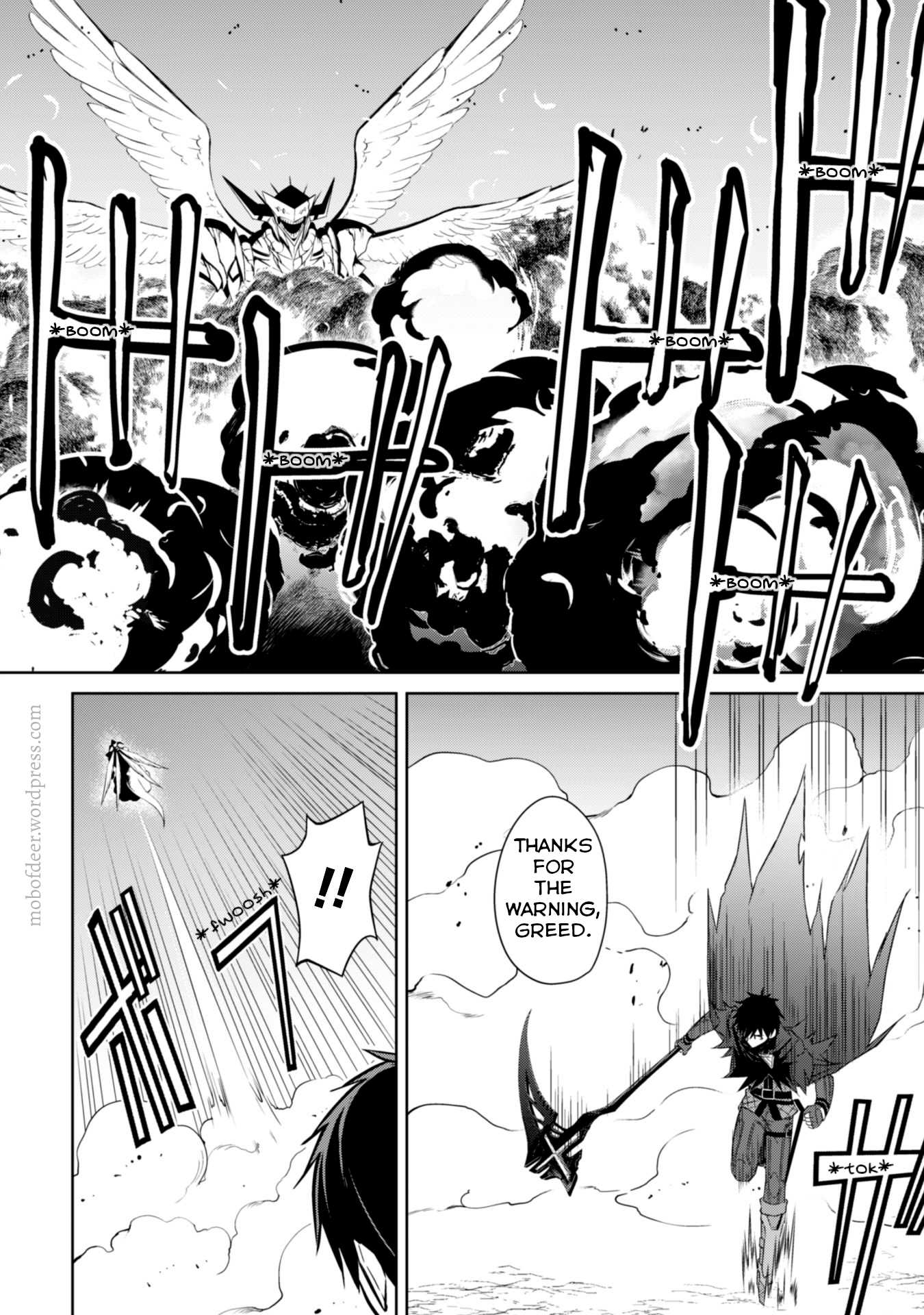 Berserk of Gluttony Chapter 21 page 15 - Chapter 21: The Barrier Chimera