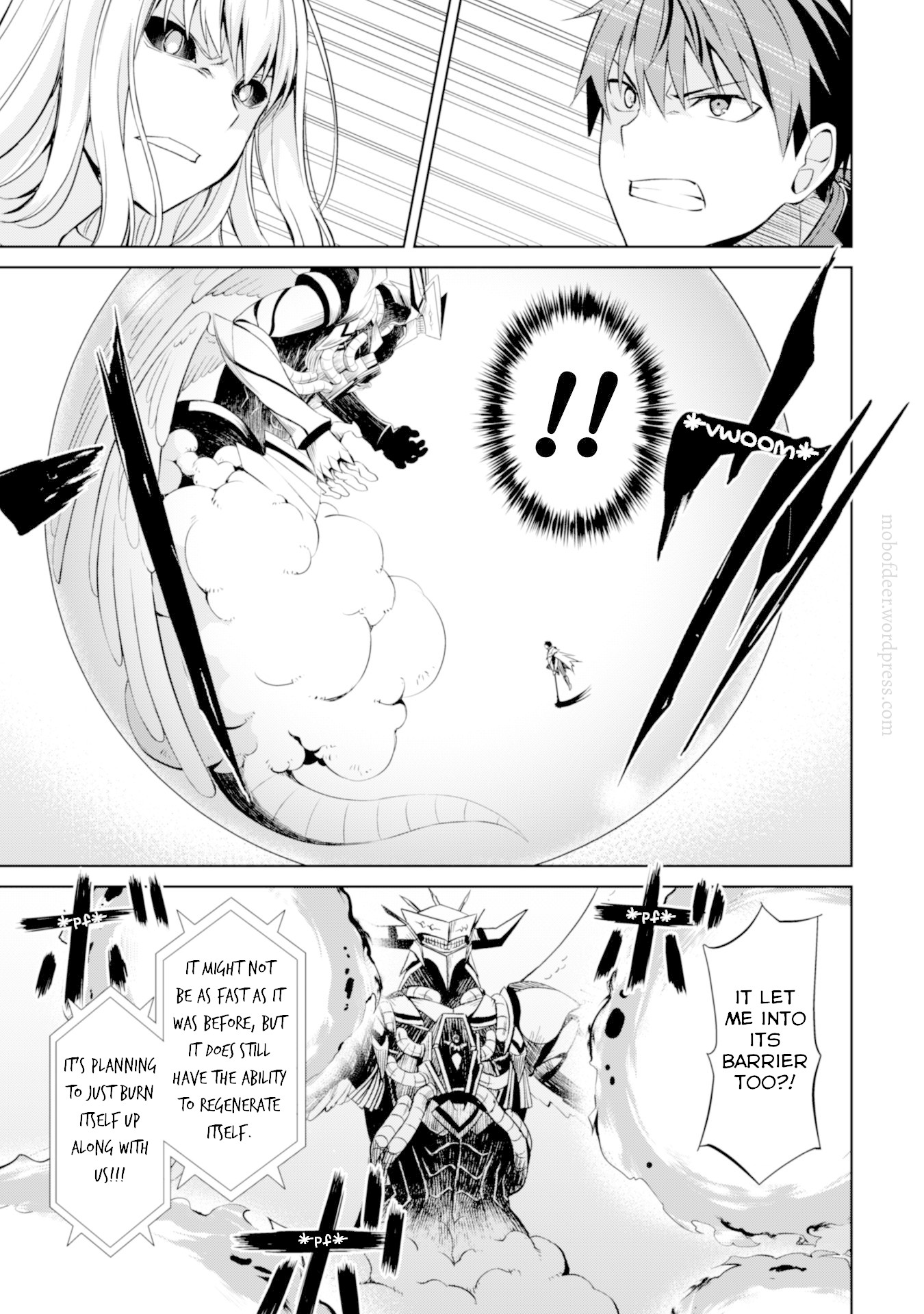 Berserk of Gluttony Chapter 21 page 20 - Chapter 21: The Barrier Chimera
