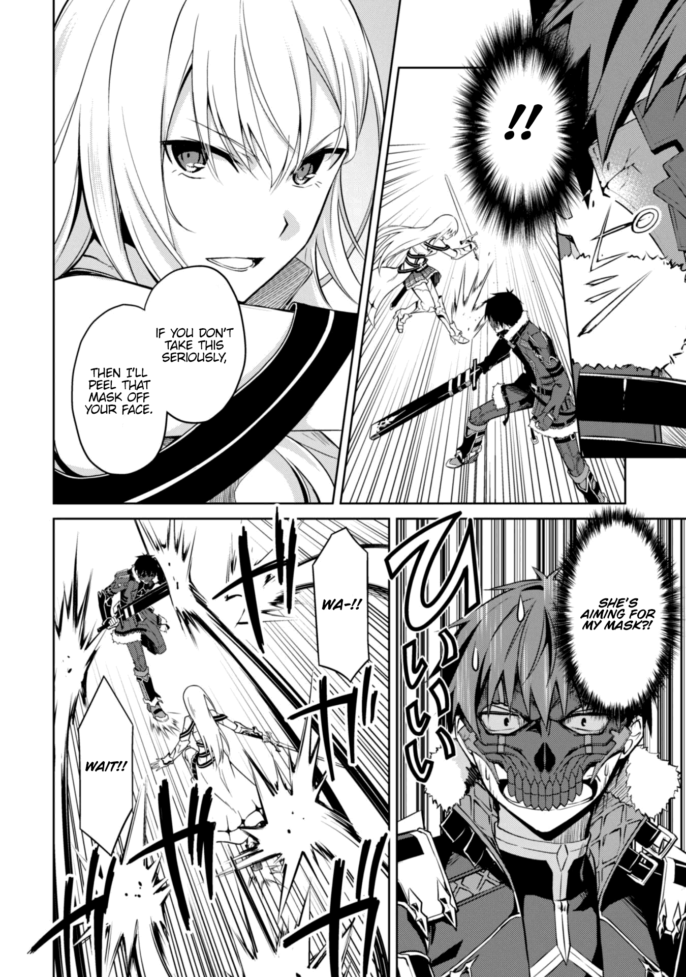 Berserk of Gluttony Chapter 26 page 12 - Chapter 26: The Black Sword & The Holy Sword