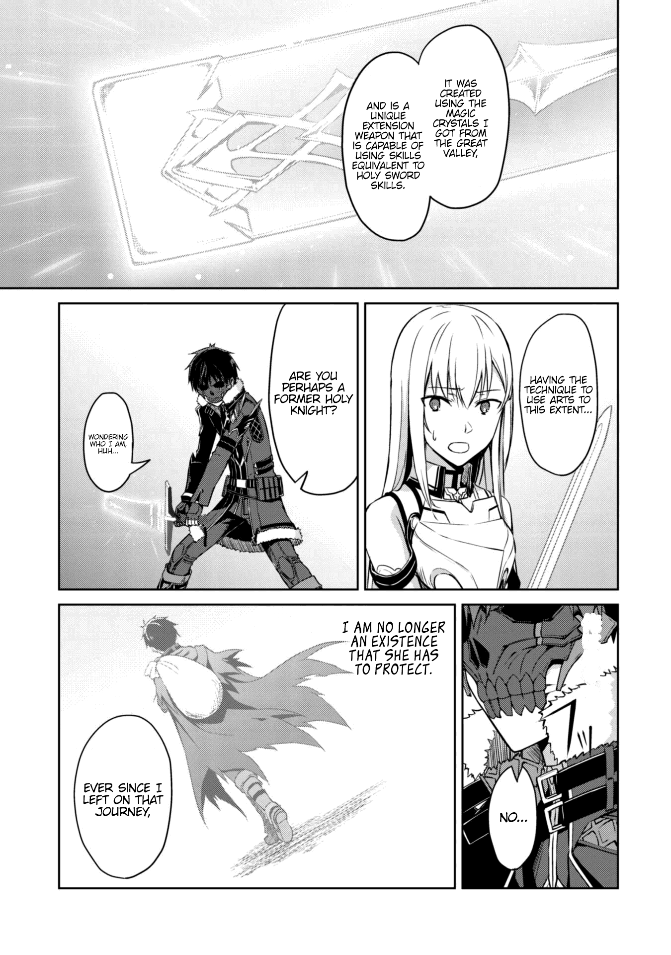 Berserk of Gluttony Chapter 26 page 15 - Chapter 26: The Black Sword & The Holy Sword