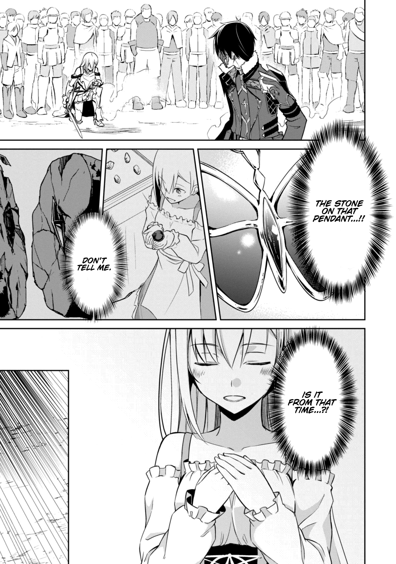 Berserk of Gluttony Chapter 26 page 19 - Chapter 26: The Black Sword & The Holy Sword