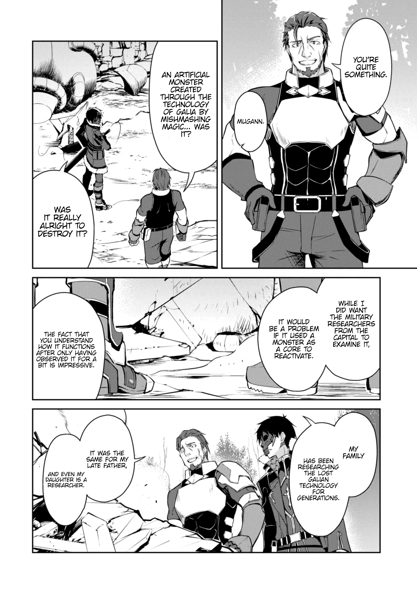 Berserk of Gluttony Chapter 26 page 2 - Chapter 26: The Black Sword & The Holy Sword