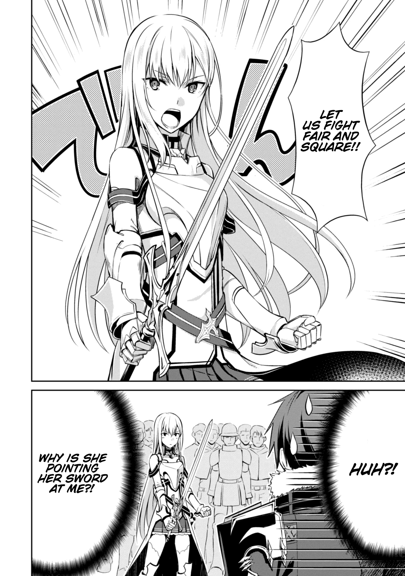 Berserk of Gluttony Chapter 26 page 6 - Chapter 26: The Black Sword & The Holy Sword