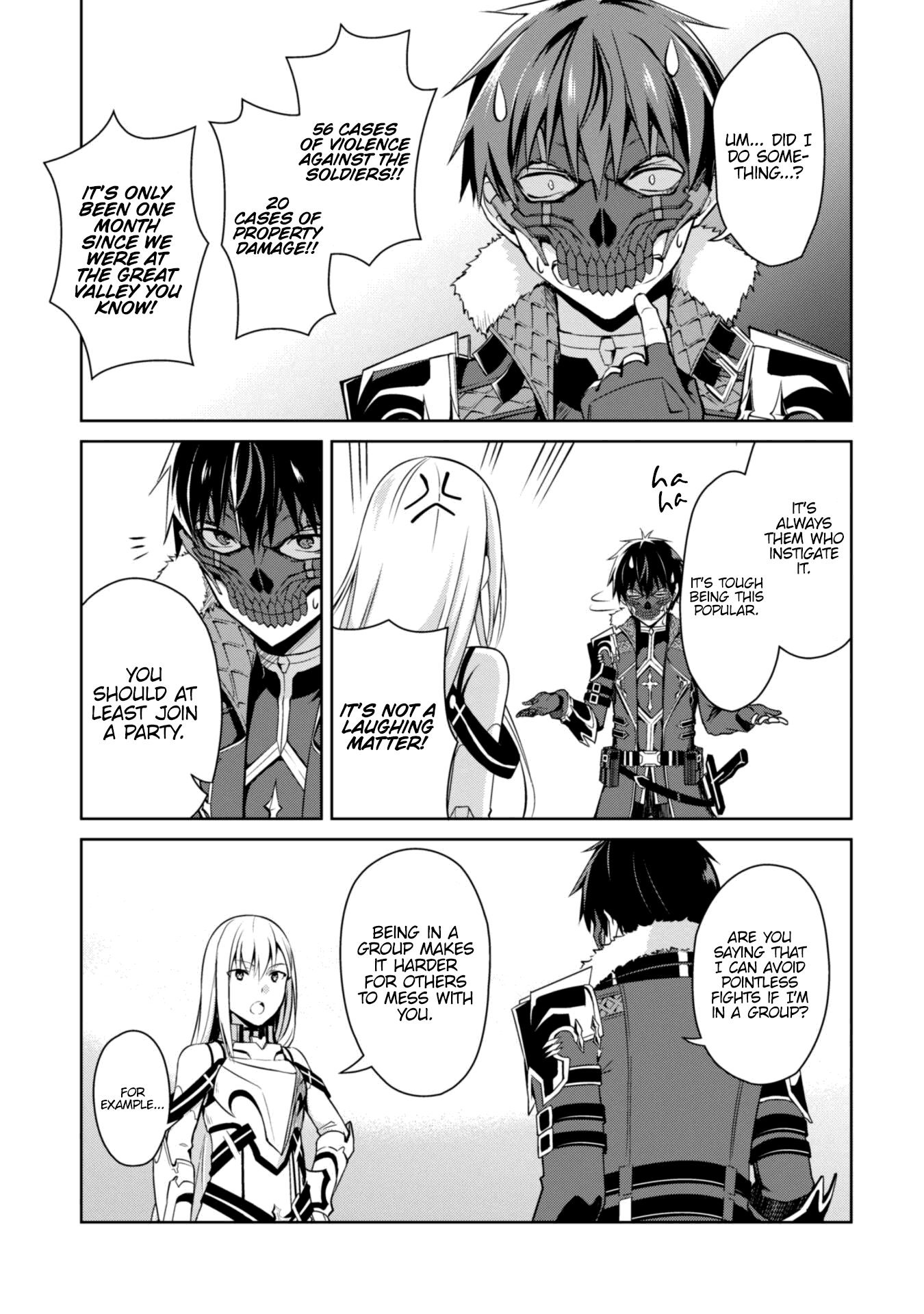 Berserk of Gluttony Chapter 26 page 7 - Chapter 26: The Black Sword & The Holy Sword
