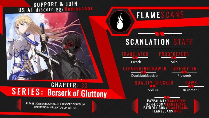 Berserk of Gluttony Chapter 32 page 1 - Chapter 32