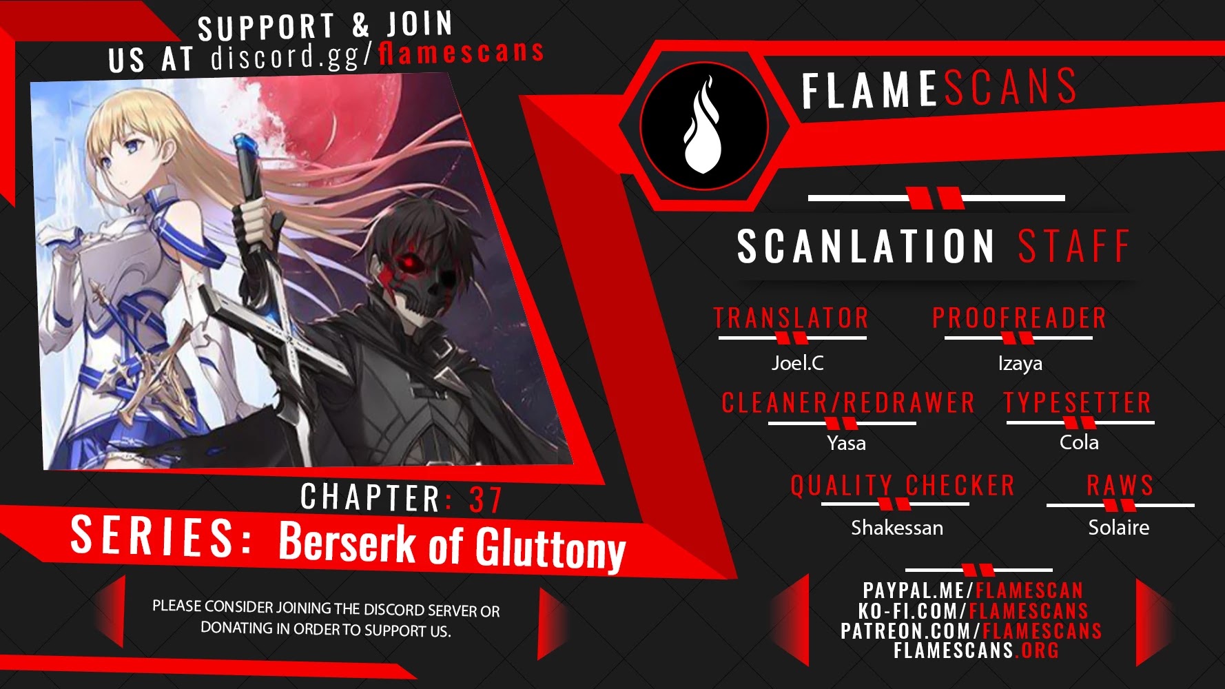 Berserk of Gluttony Chapter 37 page 1 - Chapter 37