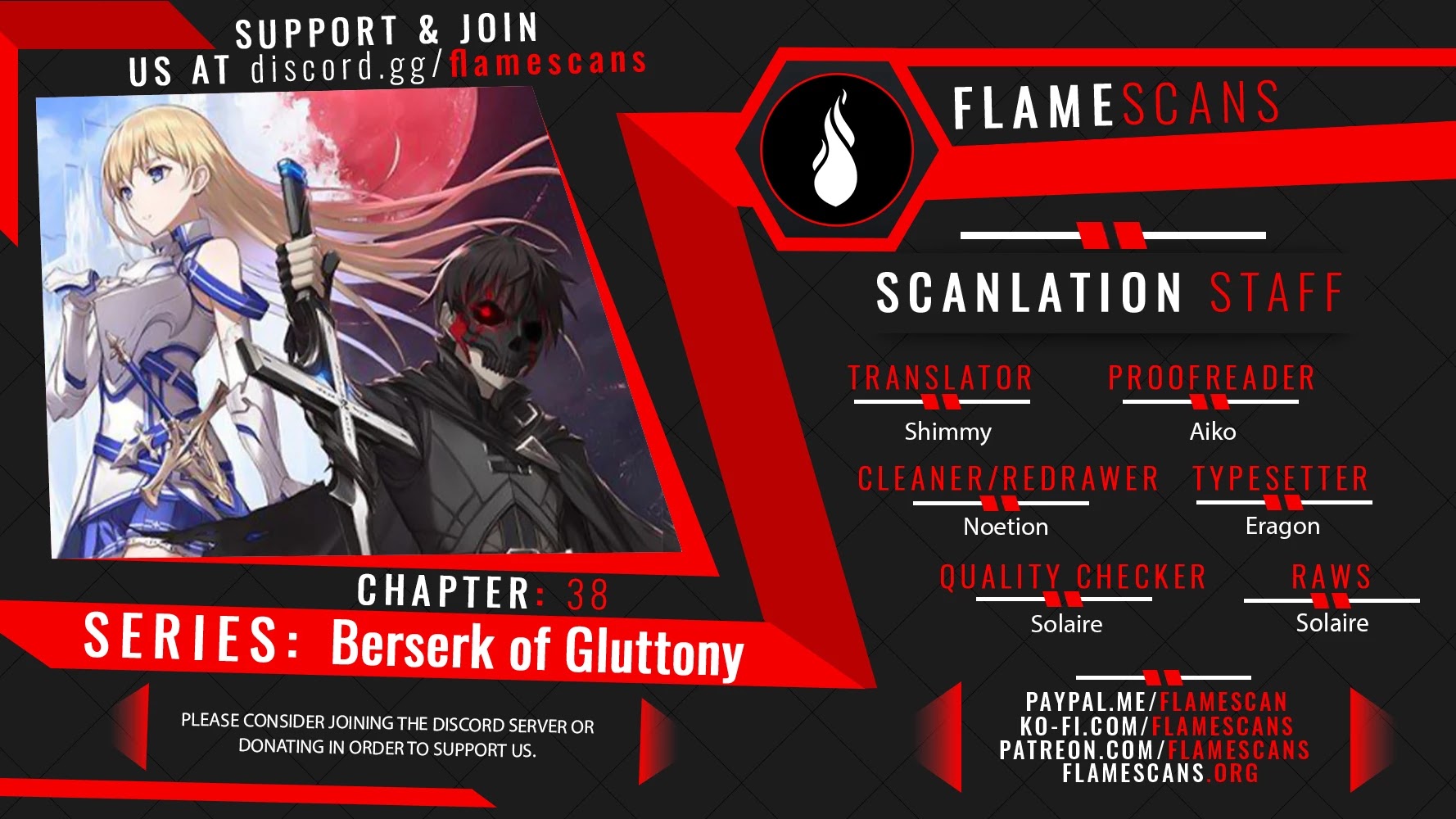 Berserk of Gluttony Chapter 38 page 1 - Chapter 38