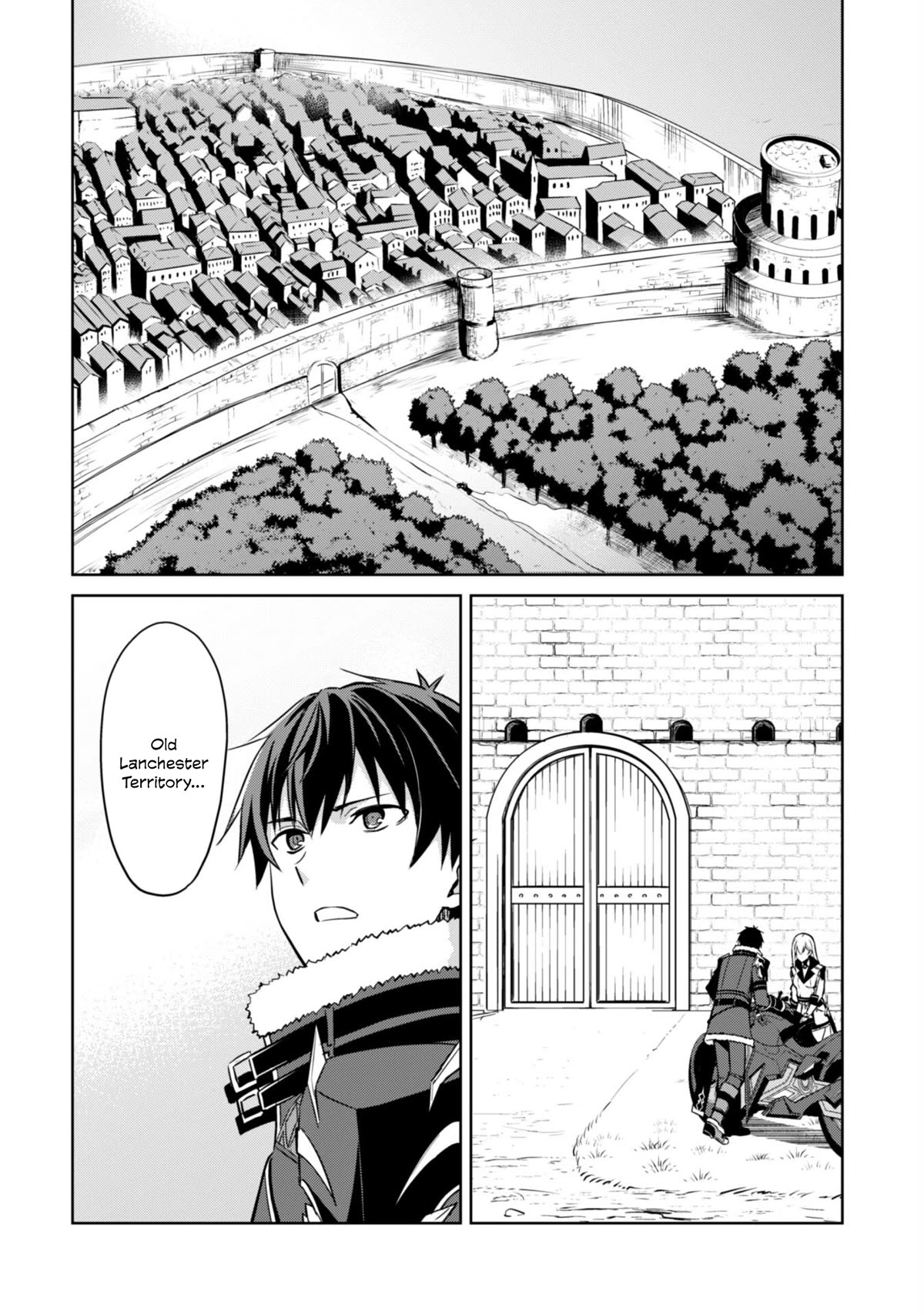 Berserk of Gluttony Chapter 57 page 14 - Chapter 57: Lanchester Territory
