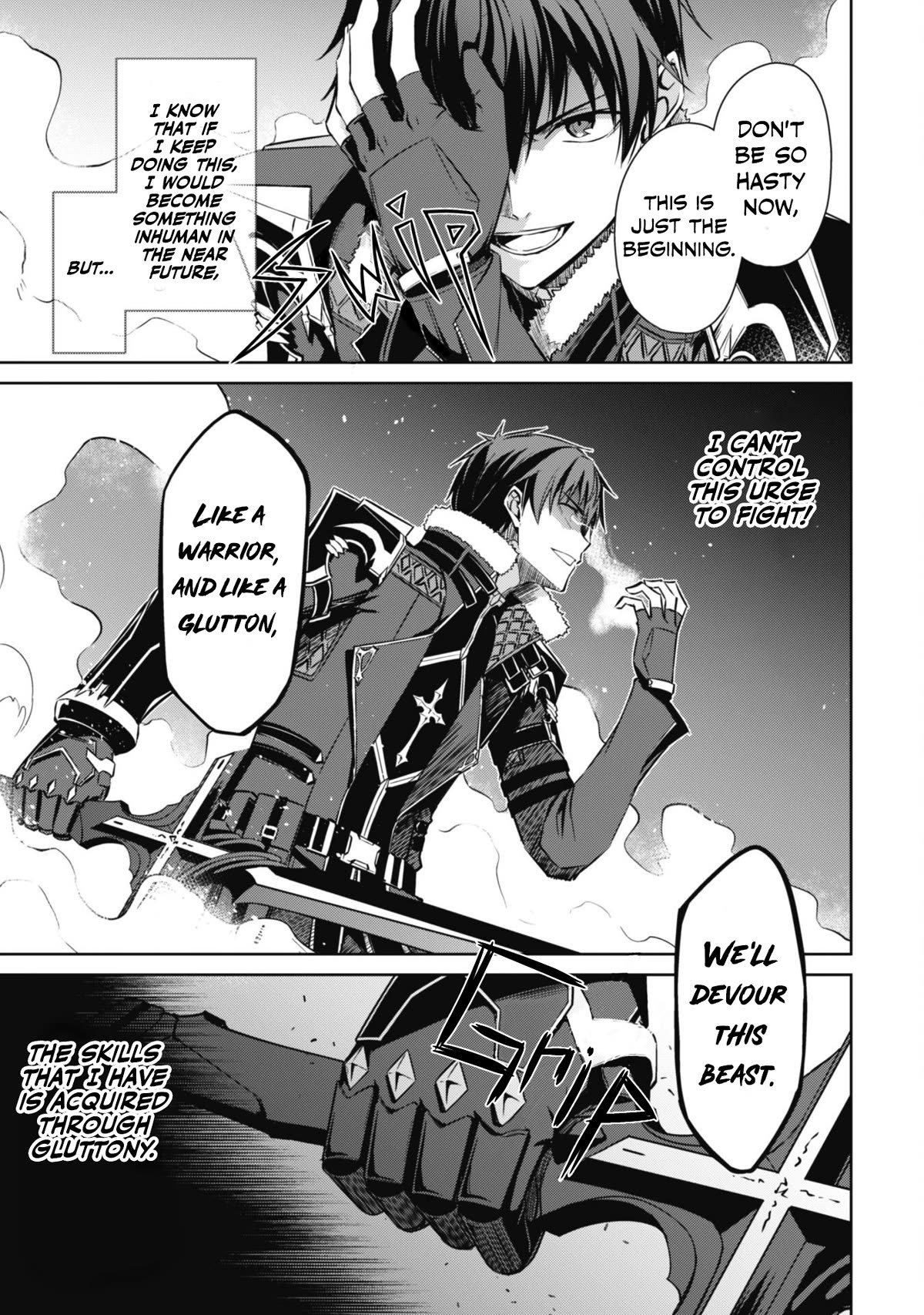 Berserk of Gluttony Chapter 60 page 10 - Chapter 60: Flaming Swords and Holy Beasts