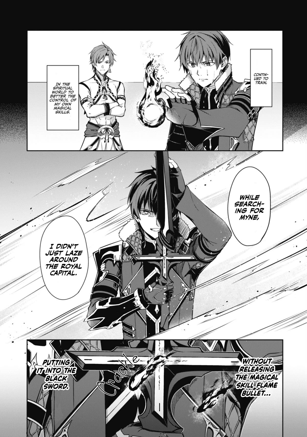 Berserk of Gluttony Chapter 60 page 12 - Chapter 60: Flaming Swords and Holy Beasts
