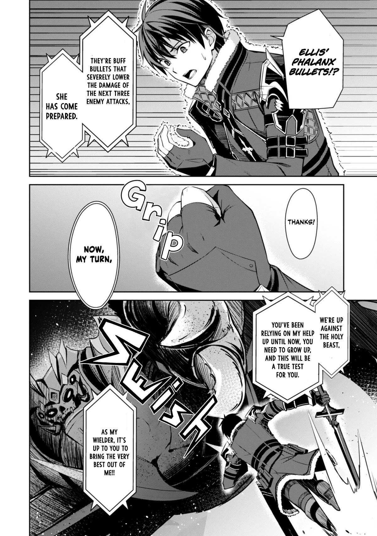 Berserk of Gluttony Chapter 60 page 7 - Chapter 60: Flaming Swords and Holy Beasts