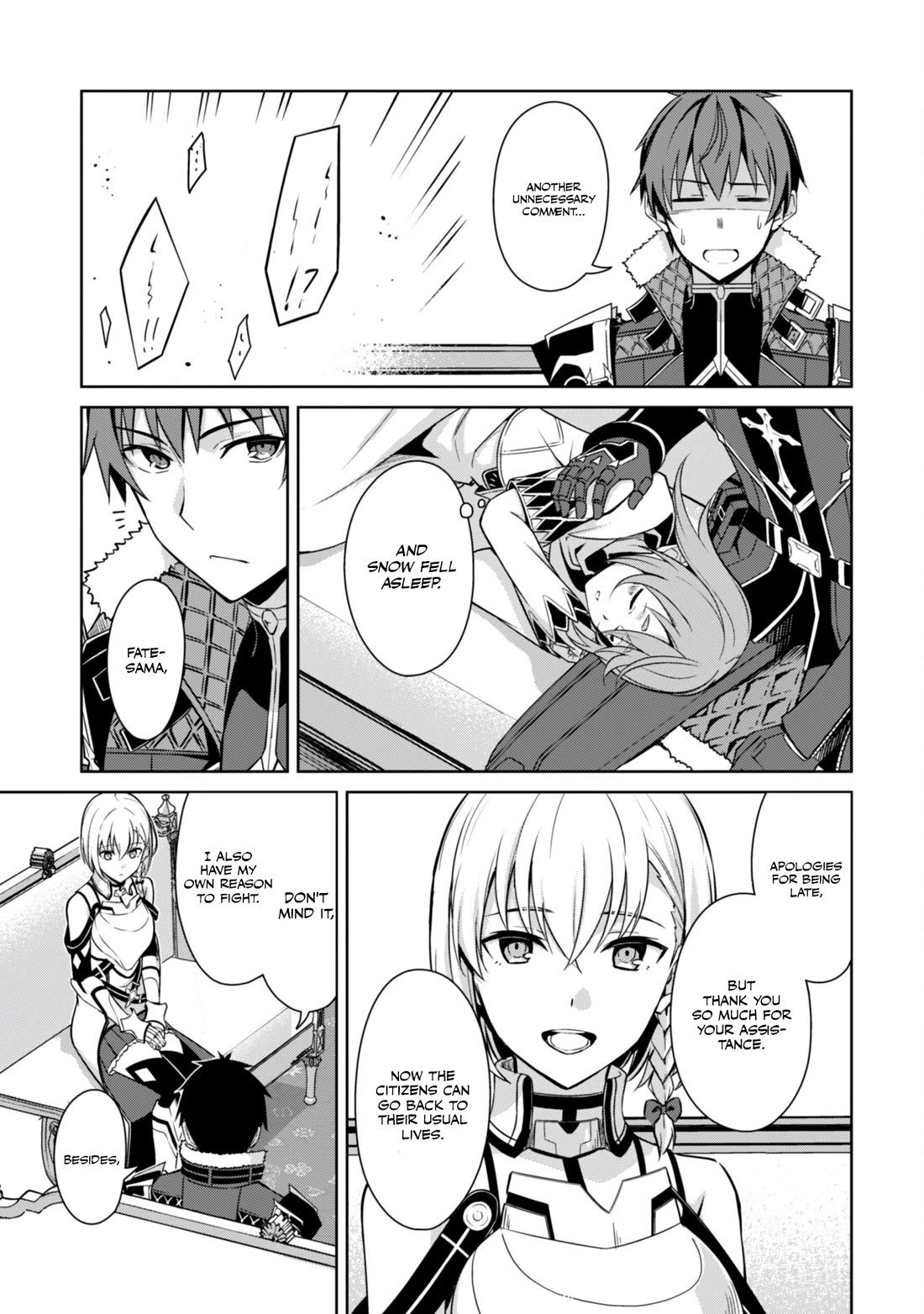 Berserk of Gluttony Chapter 63 page 14 - Chapter 63: Oblivious Snow