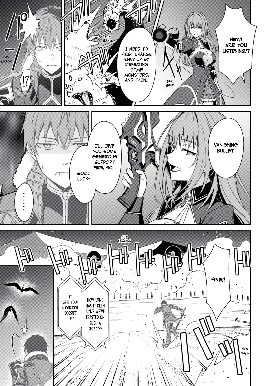 Berserk of Gluttony Chapter 64 page 12 - Chapter 64: A Ruined Town
