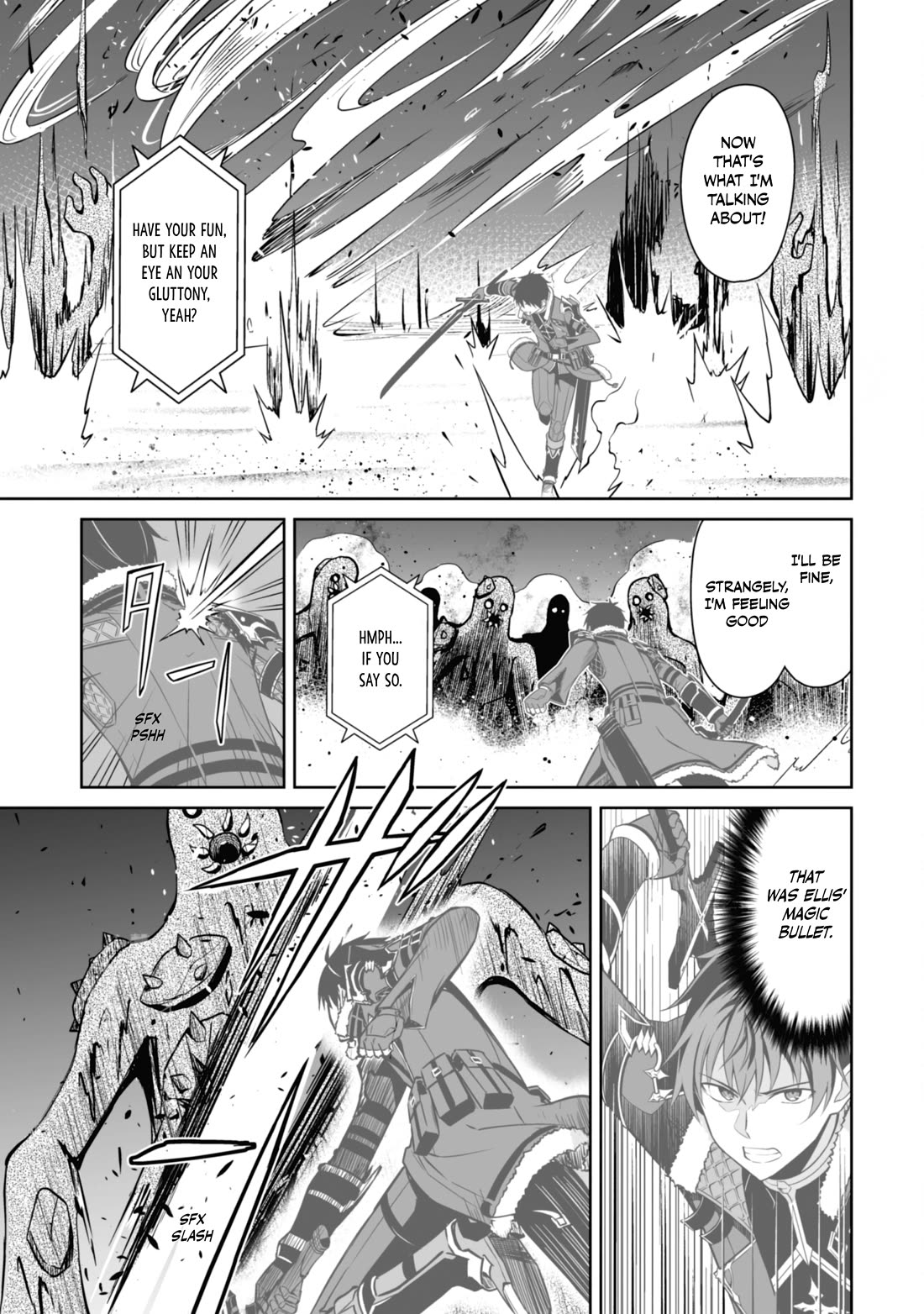 Berserk of Gluttony Chapter 64 page 14 - Chapter 64: A Ruined Town
