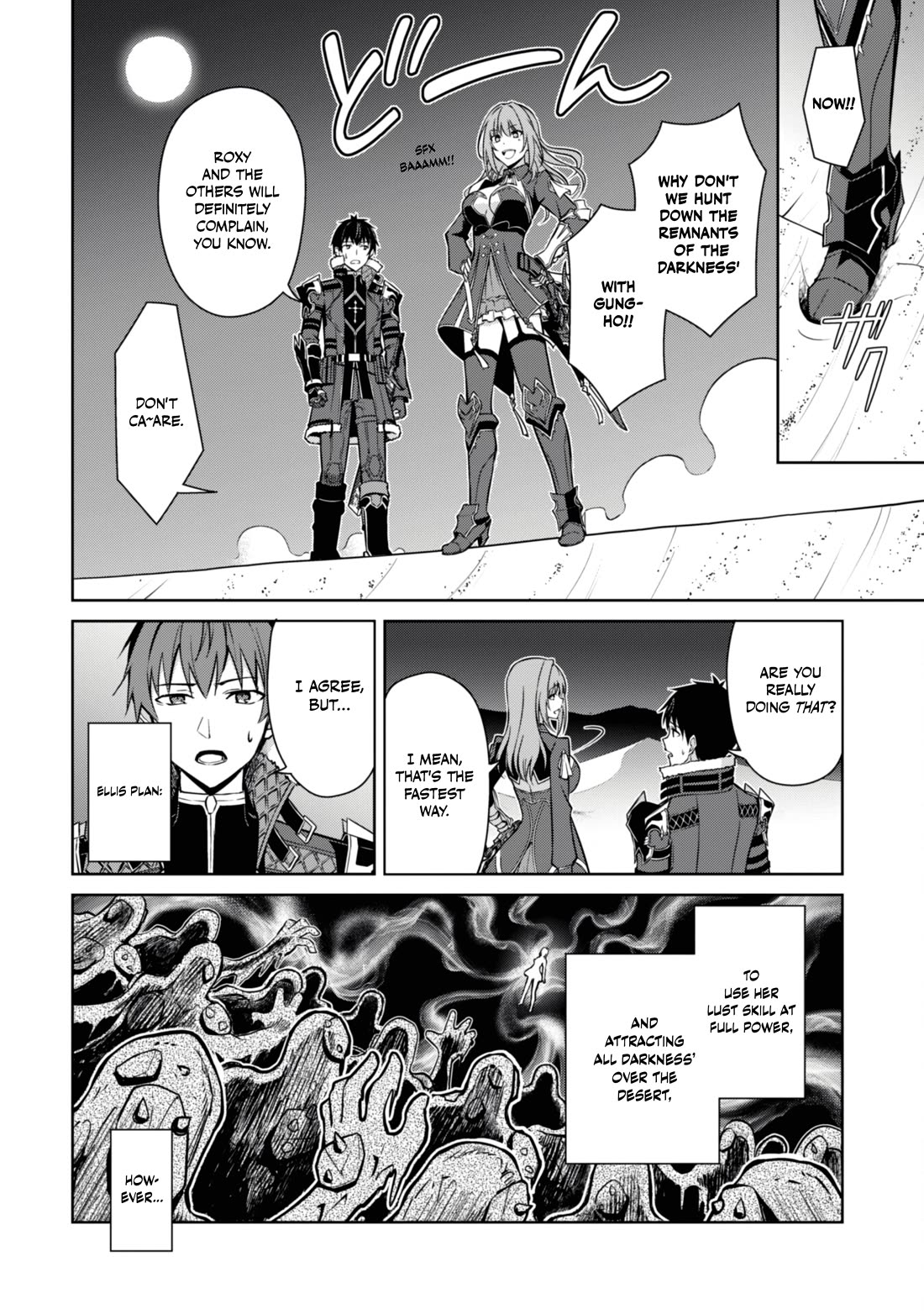 Berserk of Gluttony Chapter 64 page 9 - Chapter 64: A Ruined Town