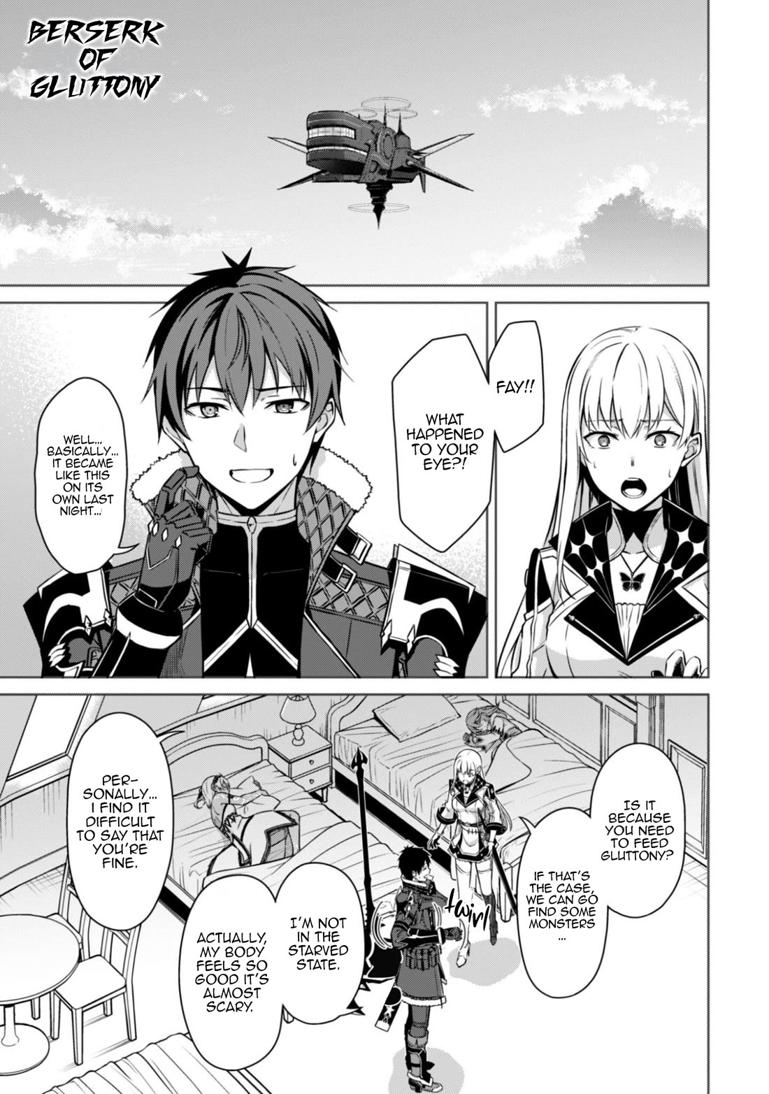 Berserk of Gluttony Chapter 81 page 2 - Chapter 81: The Floating Continent