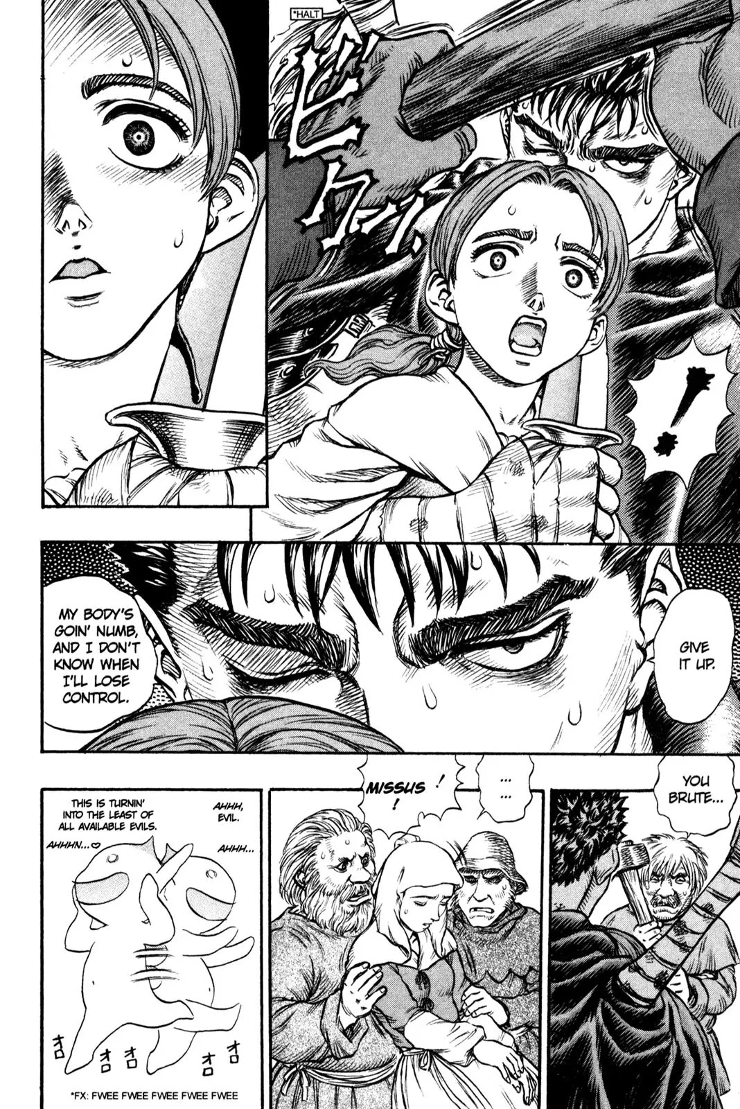 Berserk manga, chapter 101, page 4 of 19