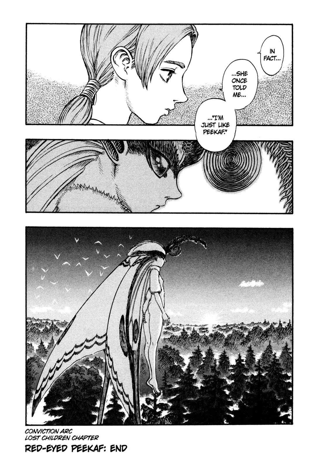 Berserk manga, chapter 102, page 21 of 21