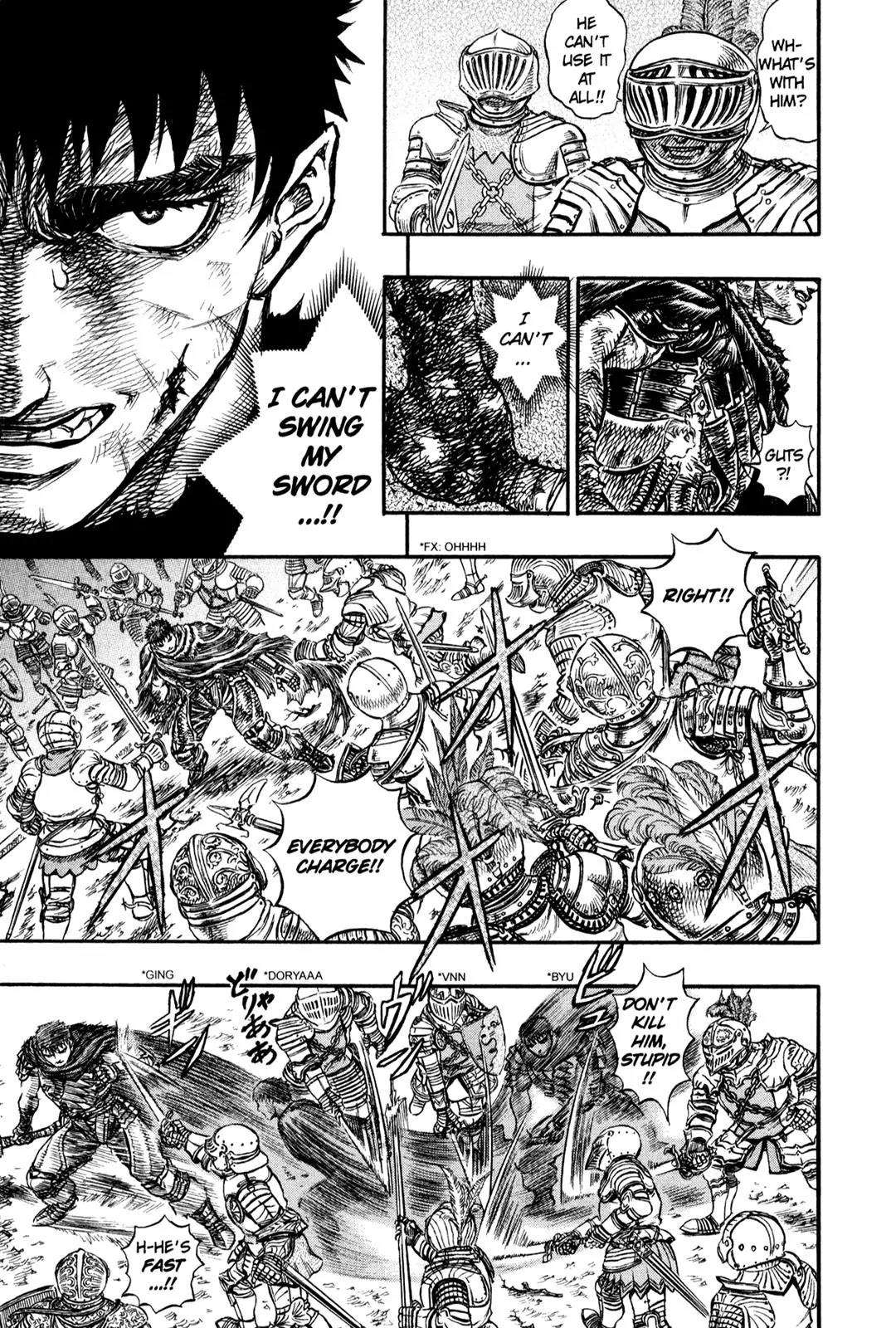 Berserk manga, chapter 119, page 9 of 19