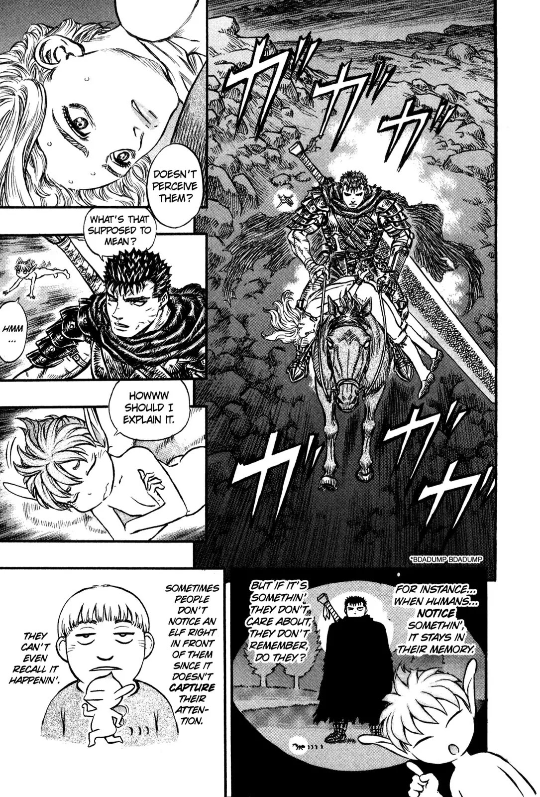 Berserk manga, chapter 123, page 3 of 19