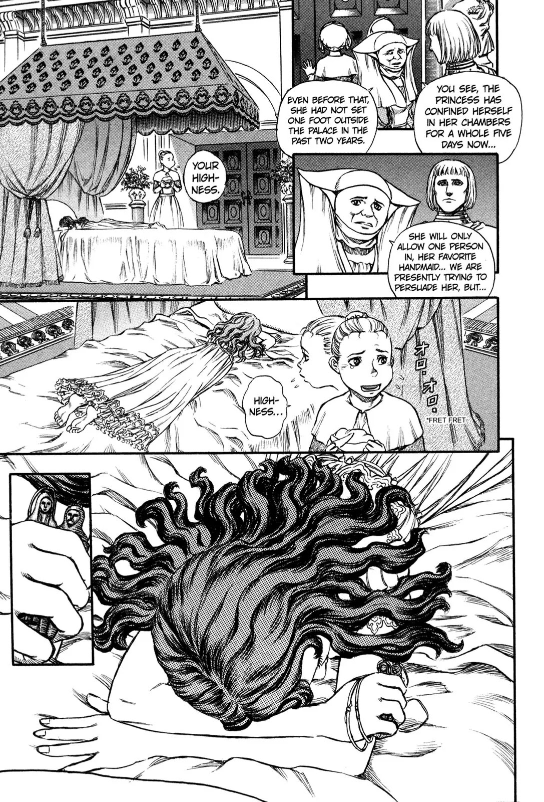 Berserk manga, chapter 127, page 8 of 20