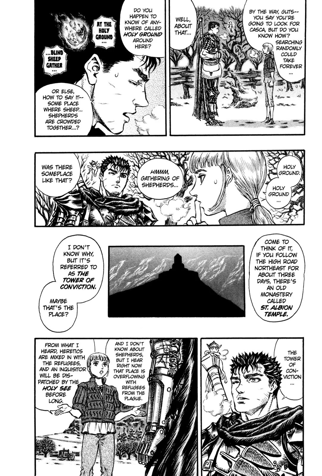 Berserk manga, chapter 131, page 10 of 21