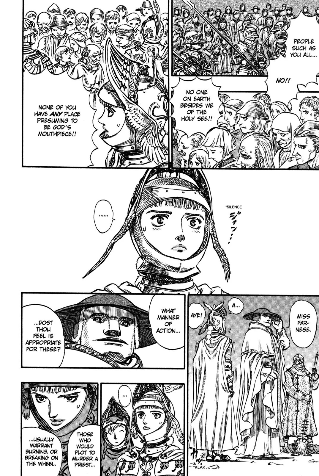 Berserk manga, chapter 132, page 14 of 22