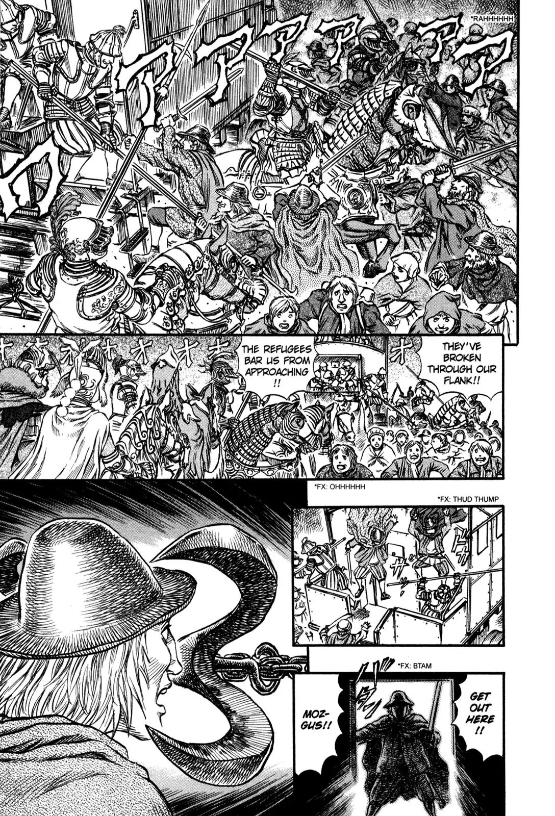 Berserk manga, chapter 132, page 3 of 22