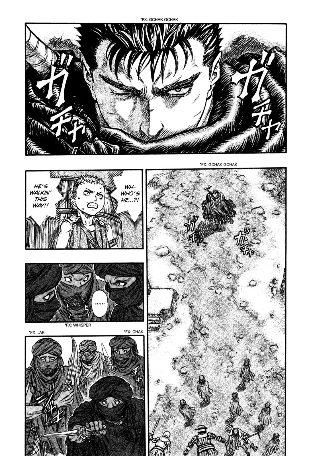 Berserk manga, chapter 133, page 18 of 19