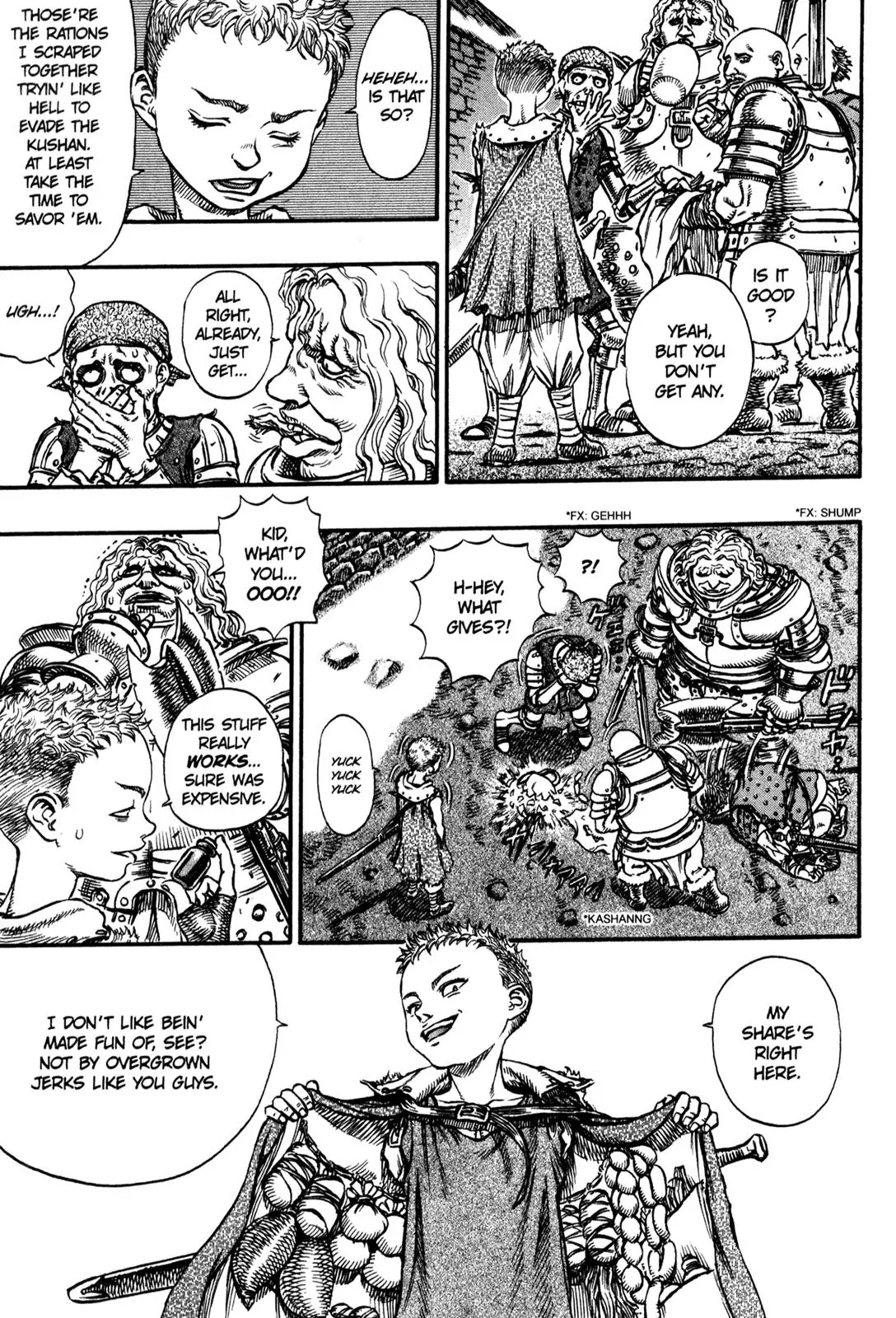 Berserk manga, chapter 133, page 7 of 19