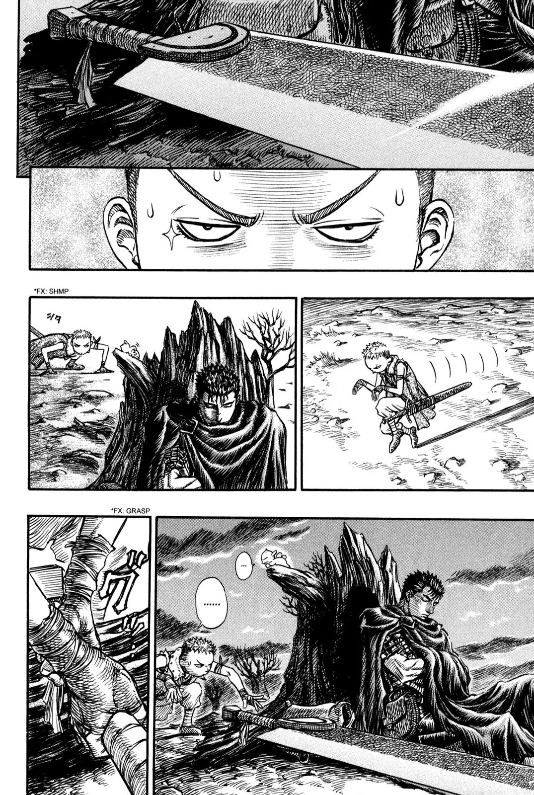 Berserk manga, chapter 141, page 2 of 20
