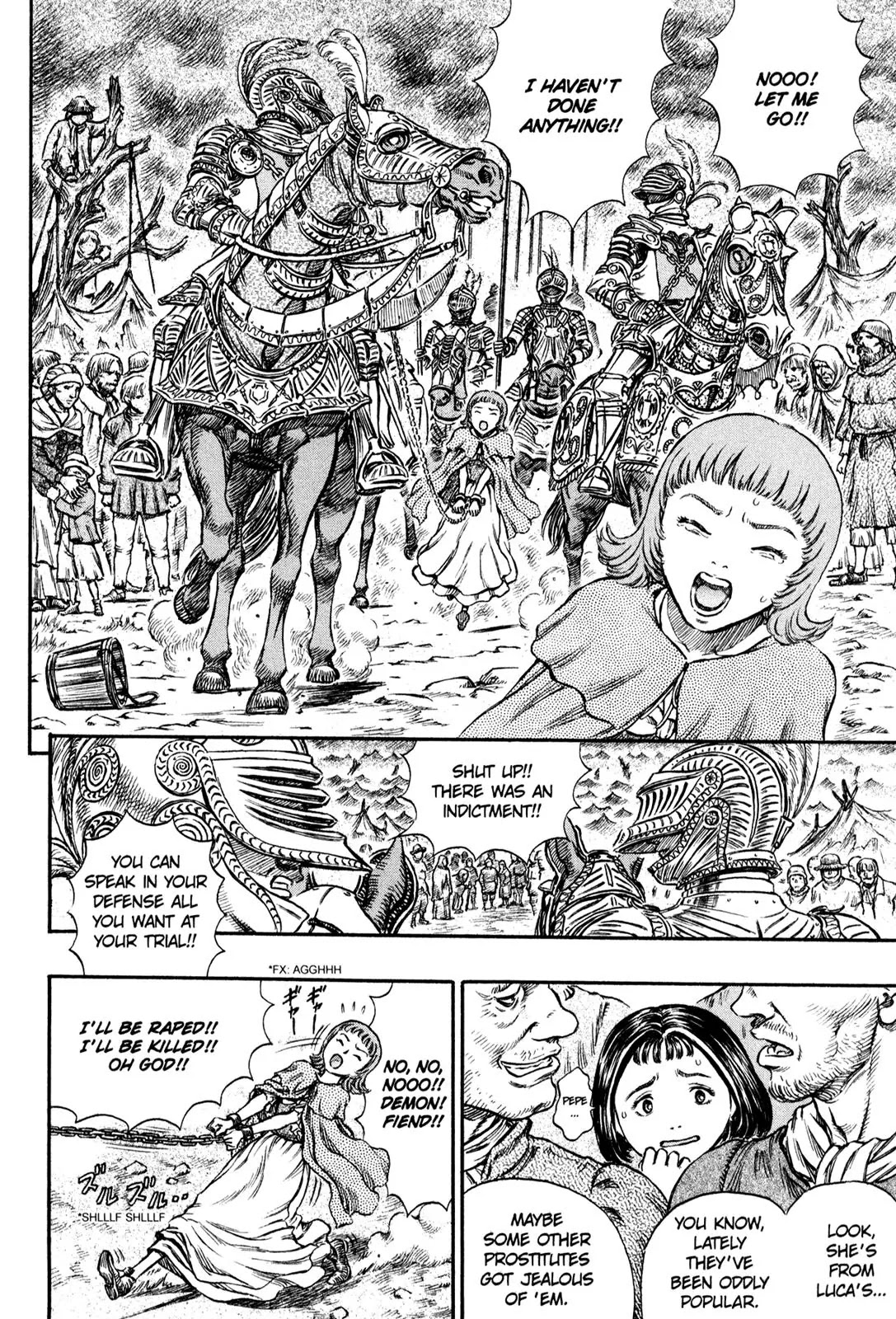 Berserk manga, chapter 144, page 12 of 25