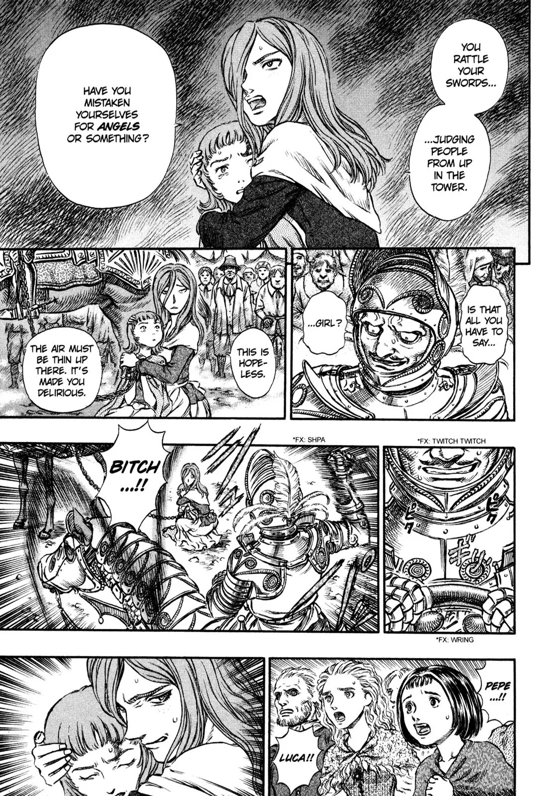 Berserk manga, chapter 144, page 15 of 25