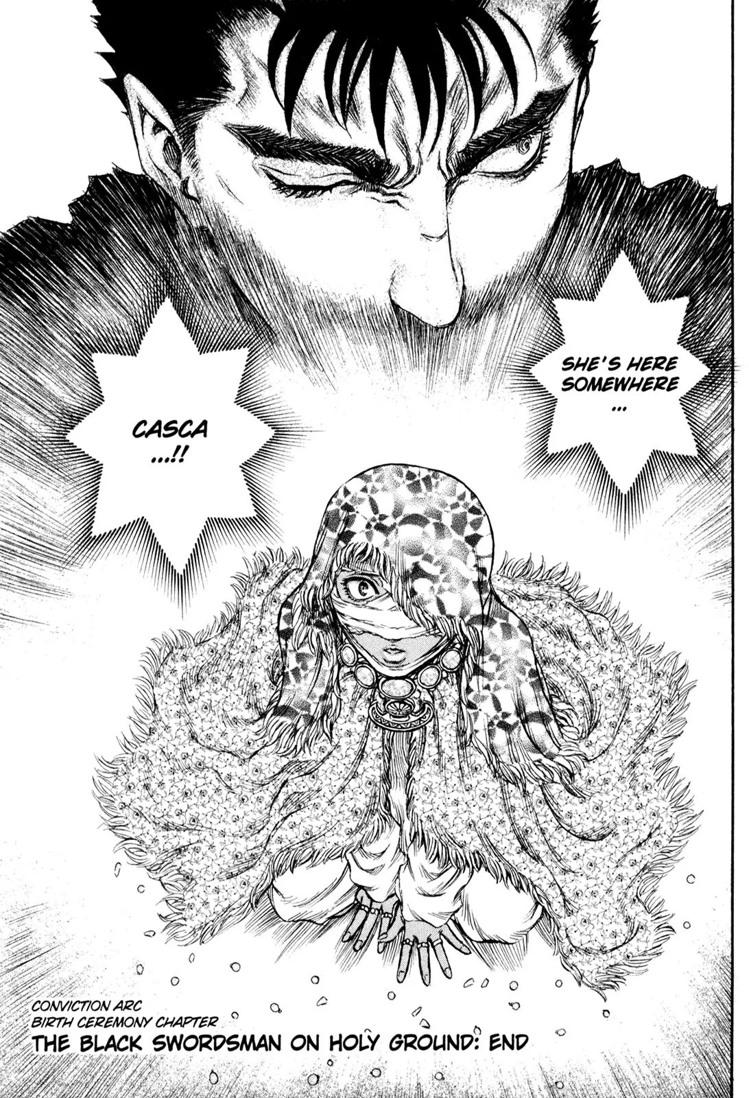 Berserk manga, chapter 144, page 25 of 25