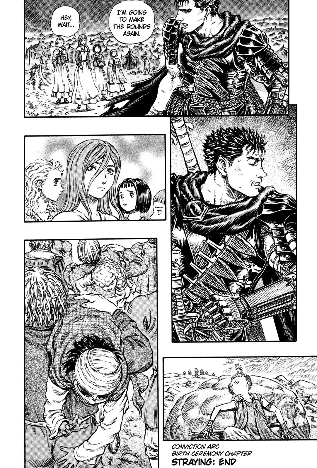 Berserk manga, chapter 145, page 21 of 21