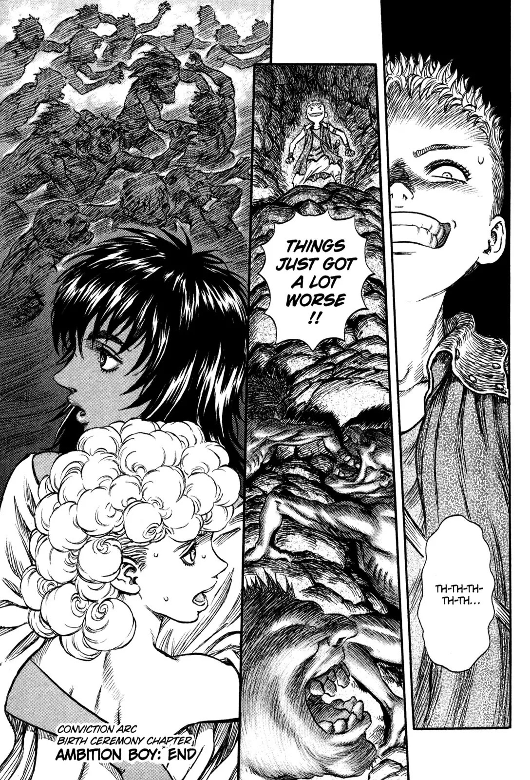Berserk manga, chapter 146, page 21 of 21