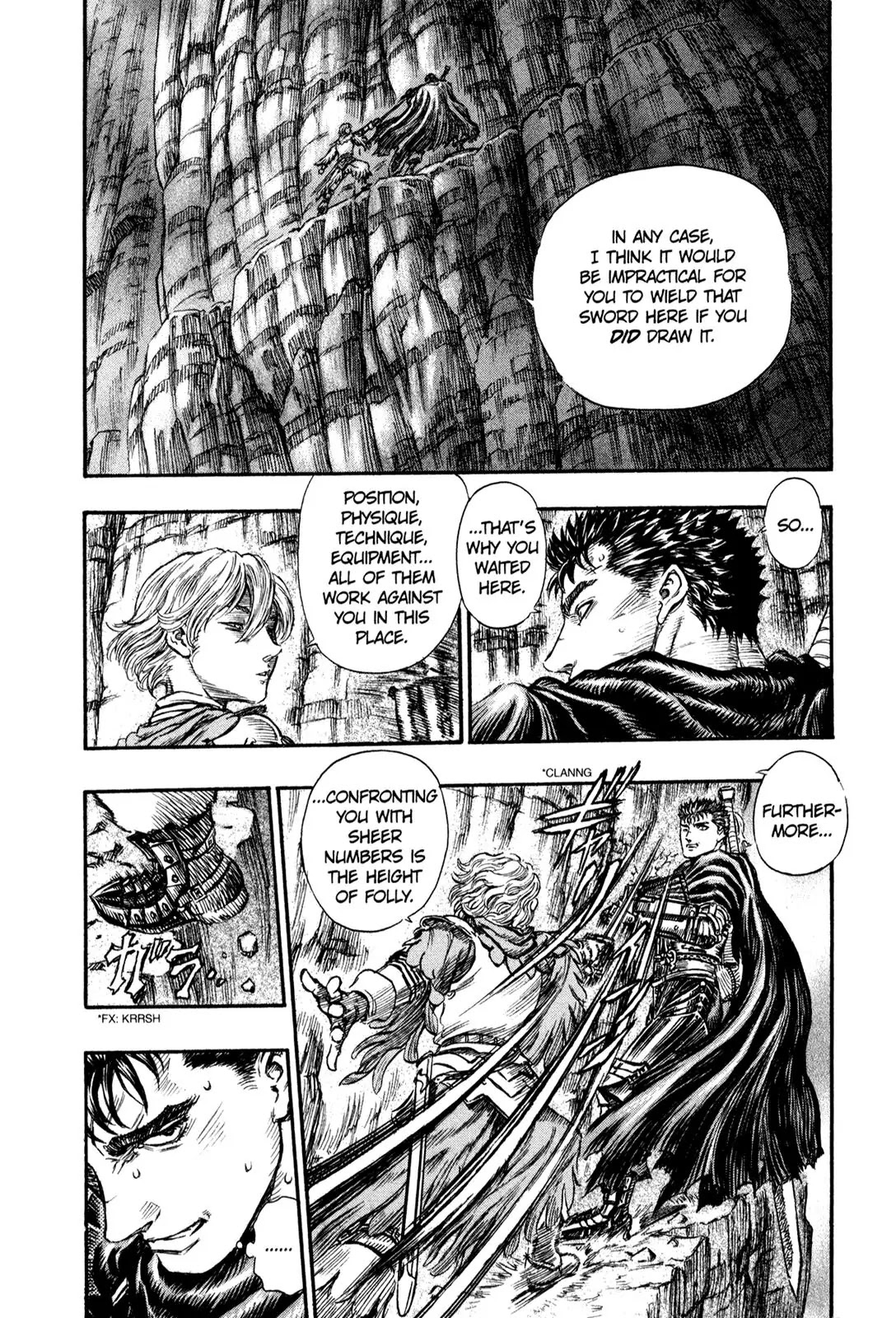 Berserk manga, chapter 149, page 17 of 19