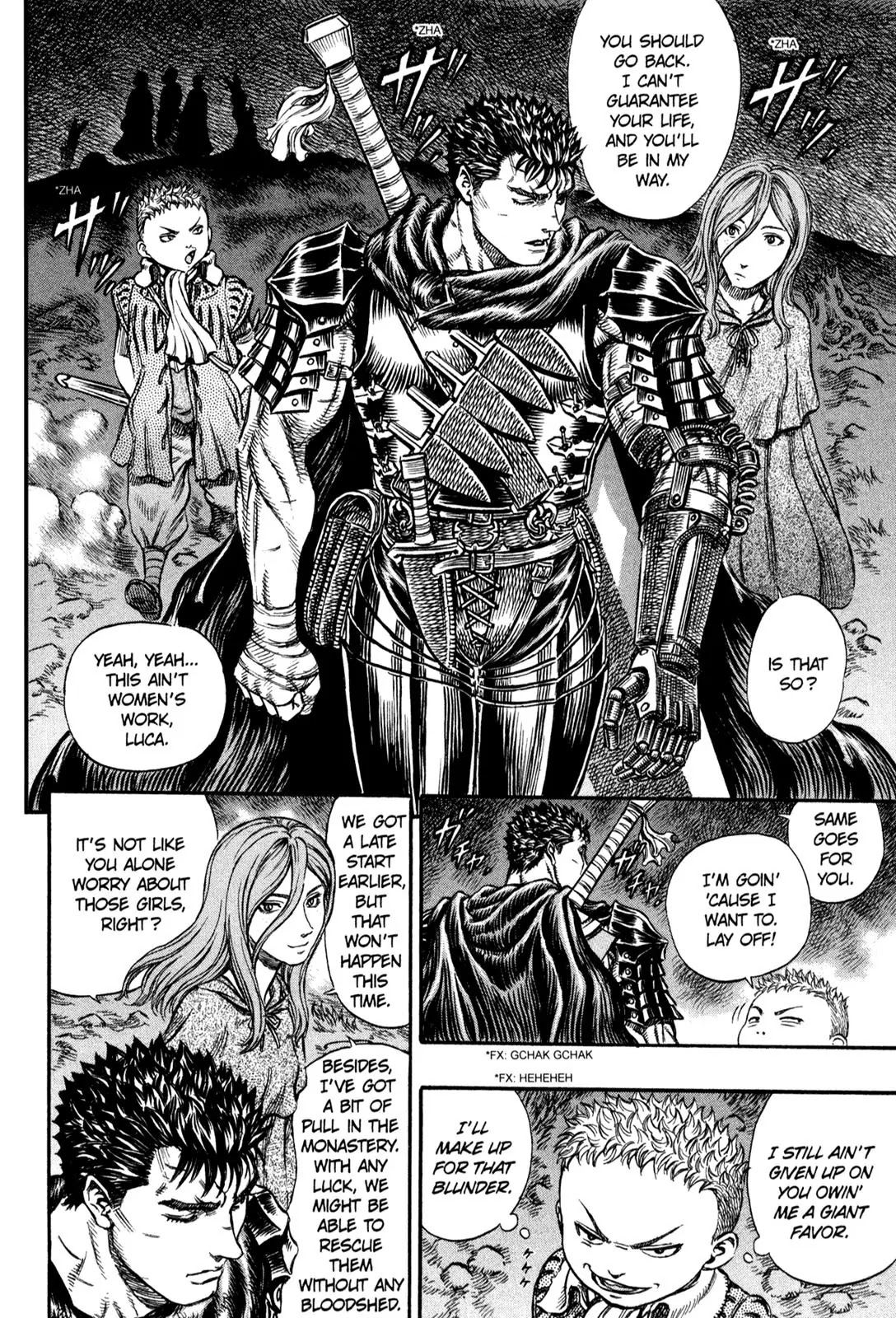 Berserk manga, chapter 151, page 3 of 20