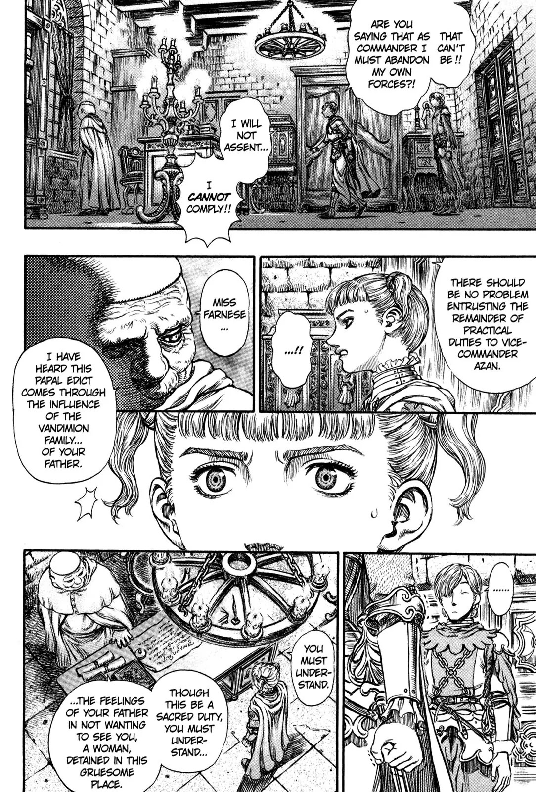 Berserk manga, chapter 152, page 2 of 19