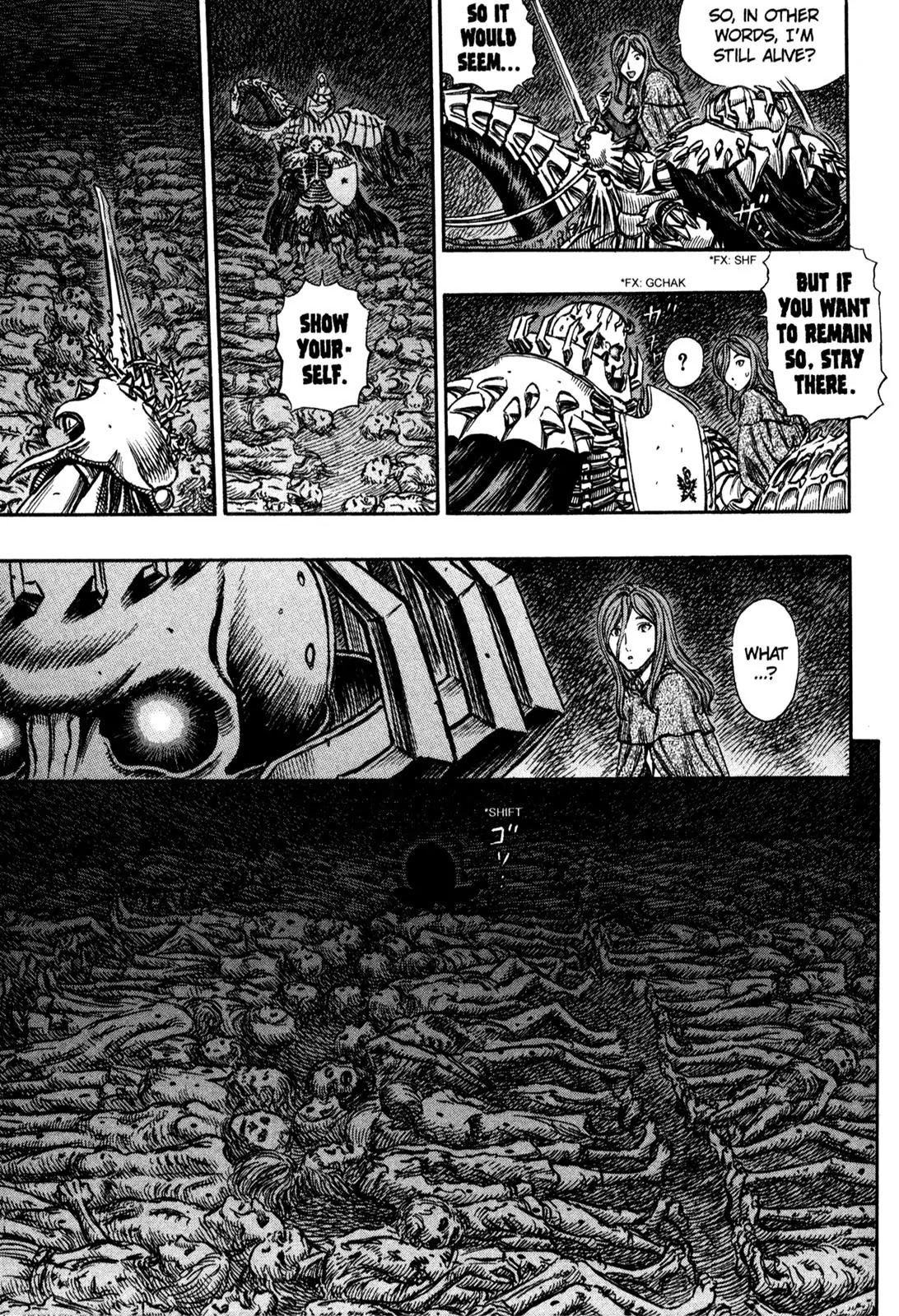 Berserk manga, chapter 156, page 17 of 18