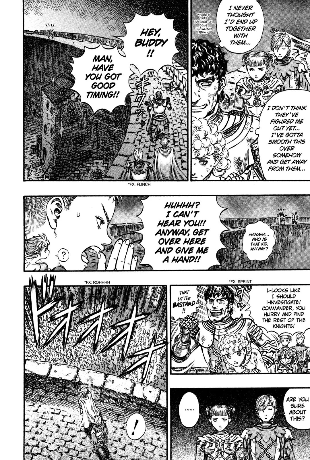 Berserk manga, chapter 166, page 8 of 24