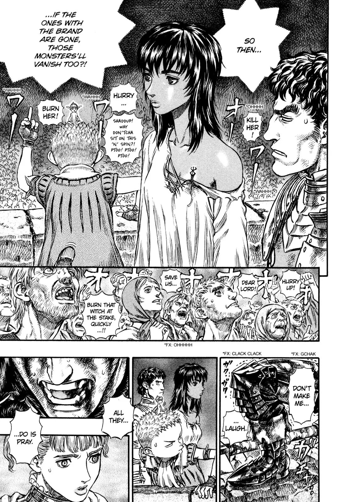 Berserk manga, chapter 169, page 9 of 20