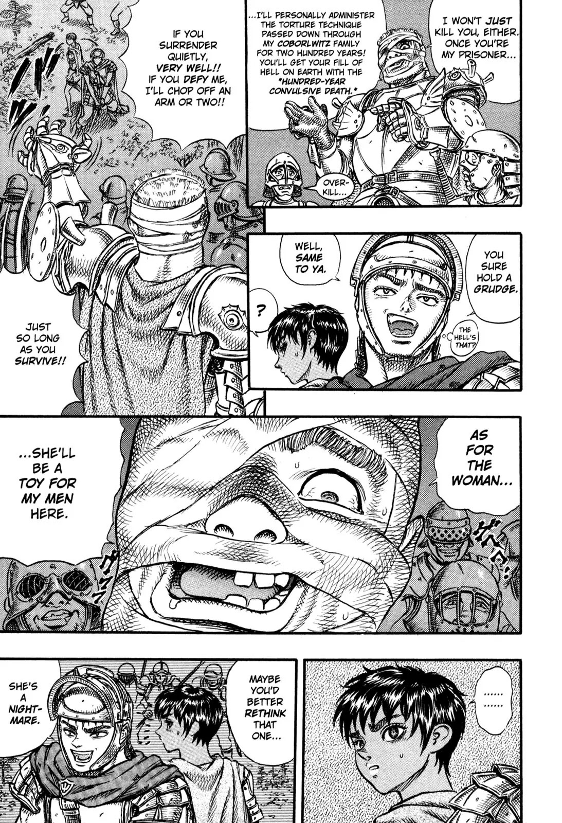 Berserk manga, chapter 18, page 17 of 22
