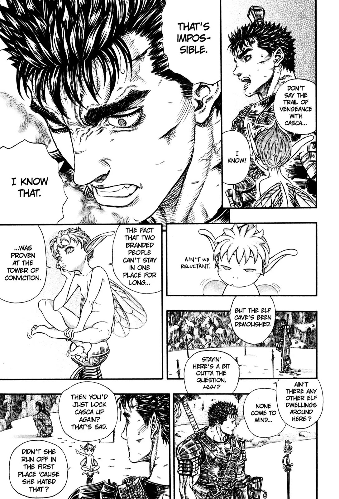 Berserk manga, chapter 181, page 17 of 18