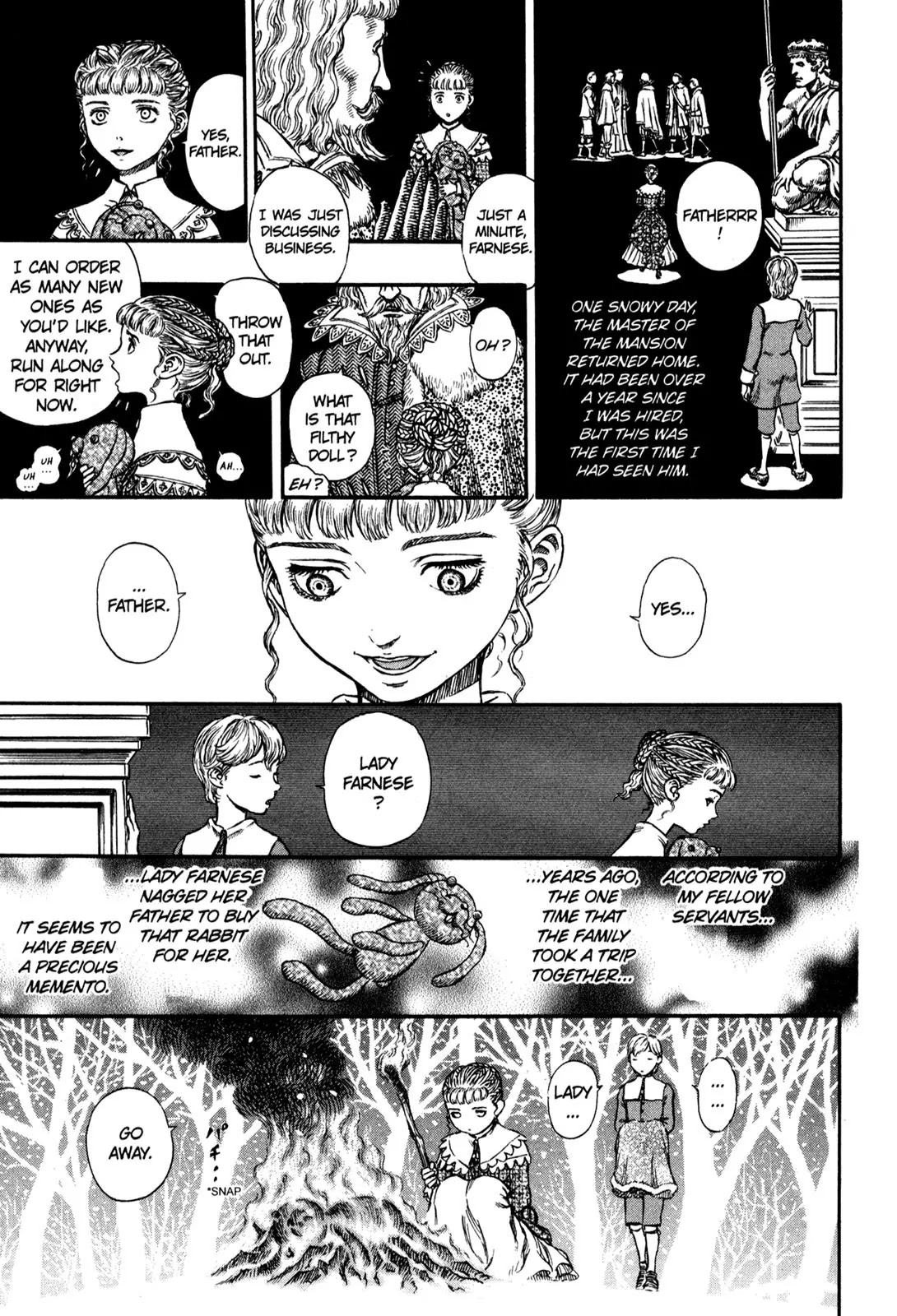 Berserk Chapter 185 page 18 - Chapter 185: Of Snow and Flames/First Act
