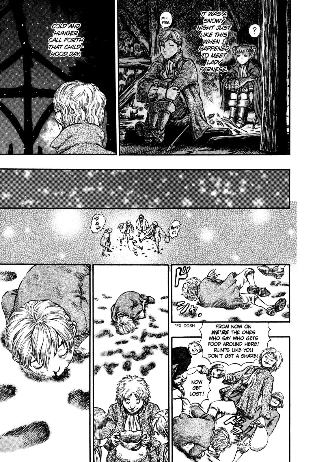 Berserk Chapter 185 page 4 - Chapter 185: Of Snow and Flames/First Act