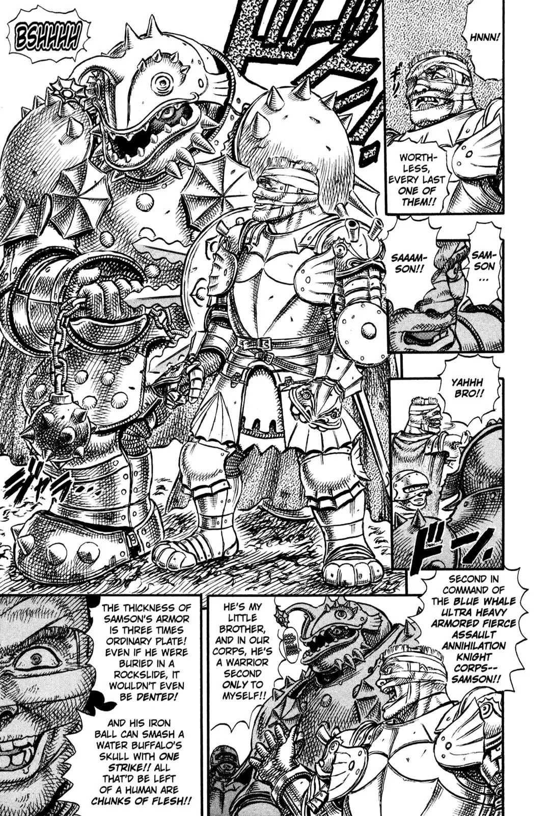 Berserk manga, chapter 19, page 8 of 23