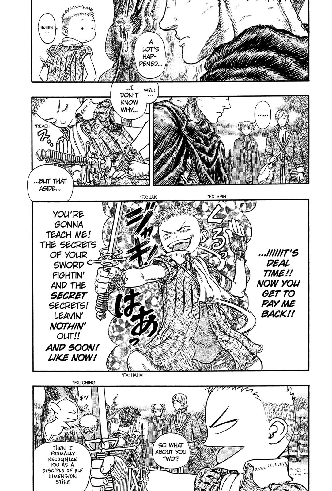 Berserk manga, chapter 190, page 18 of 20