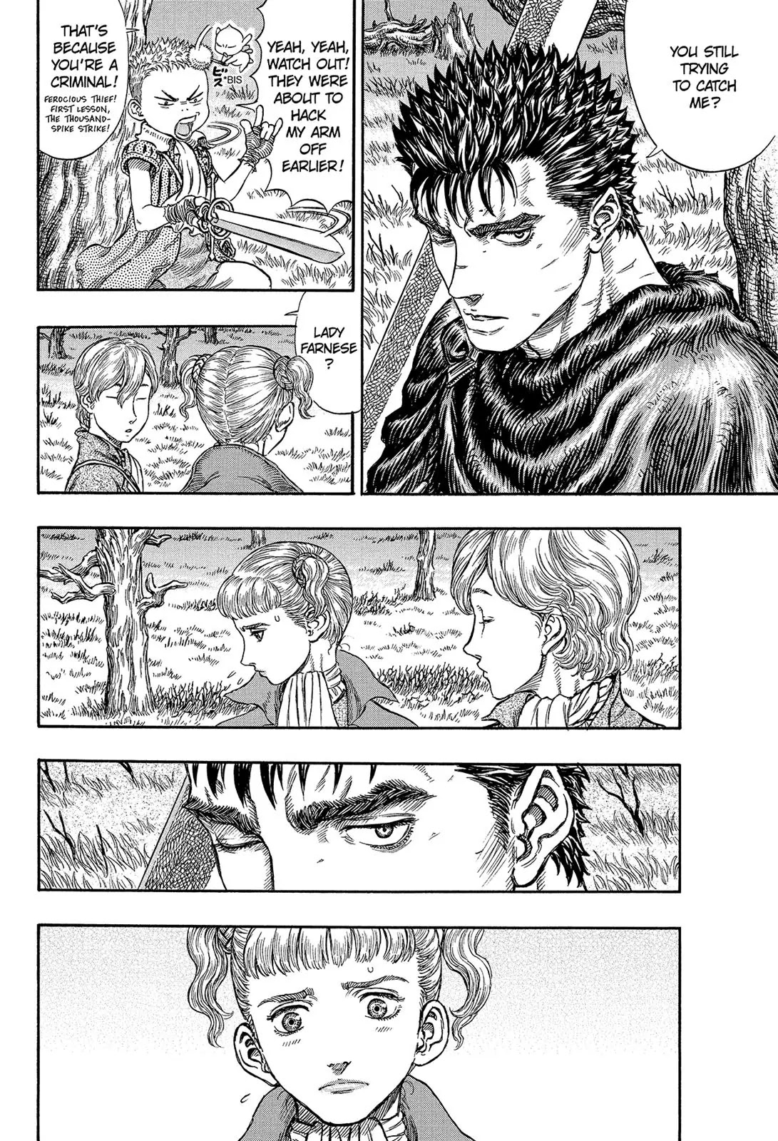 Berserk manga, chapter 190, page 19 of 20
